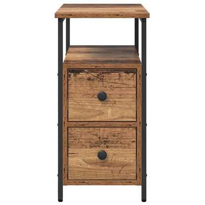 Nachttisch Altholz 30 x 60 x 60 cm Holzwerkstoff