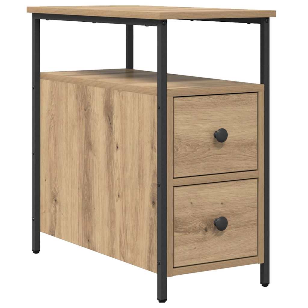 Nachttisch Artisan-Eiche 30 x 60 x 60 cm Holzwerkstoff