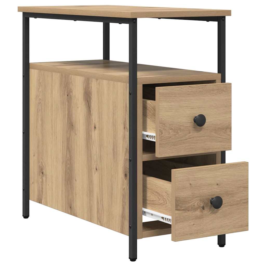 Nachttisch Artisan-Eiche 30 x 60 x 60 cm Holzwerkstoff