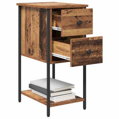 Nachttisch Altholz 32 x 42 x 70 cm Holzwerkstoff
