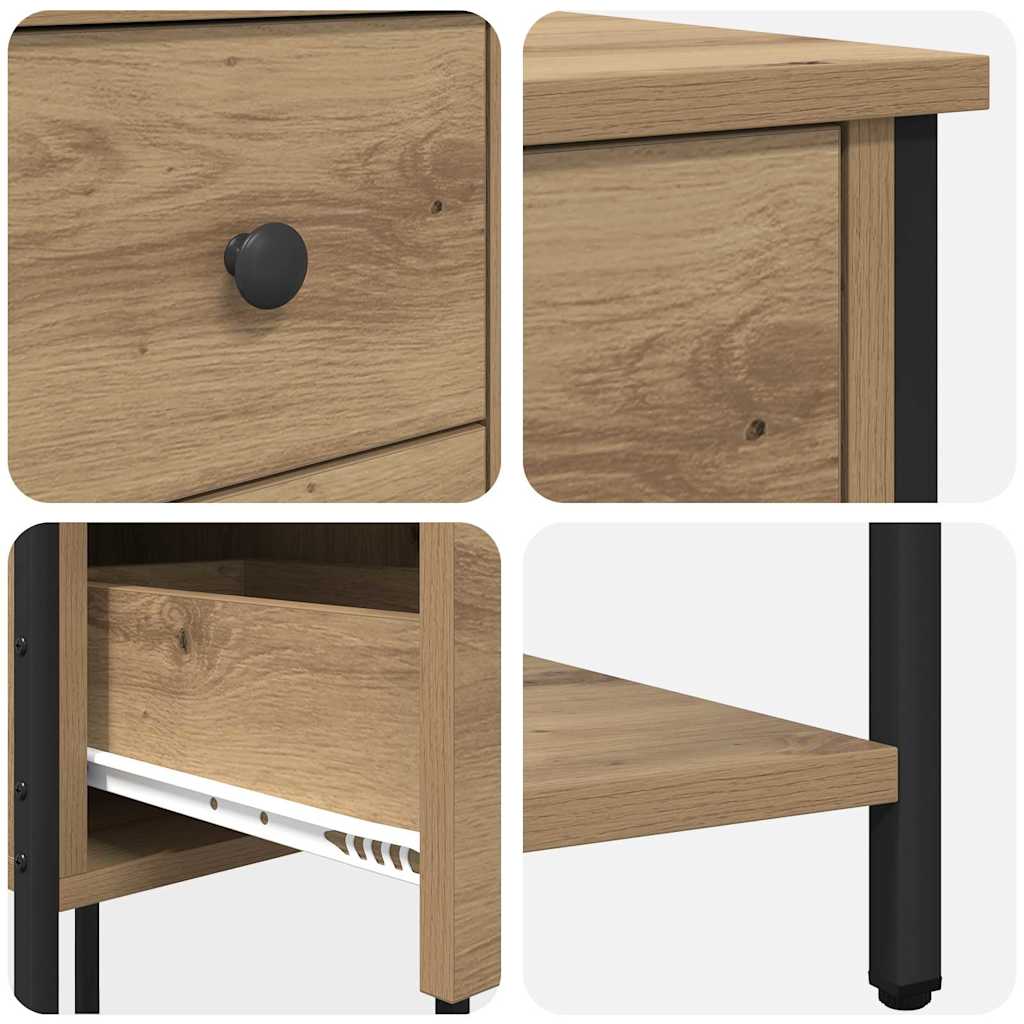 Nachttisch Artisan-Eiche 32 x 42 x 70 cm Holzwerkstoff