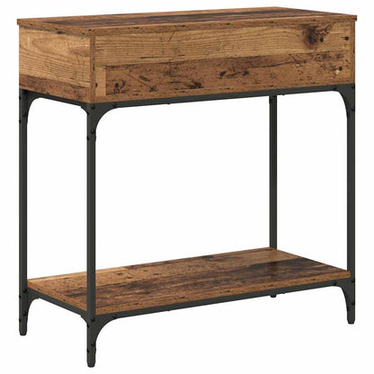 Konsolentisch Altholz 75 x 34,5 x 75 cm Holzwerkstoff