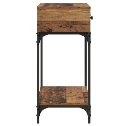 Konsolentisch Altholz 75 x 34,5 x 75 cm Holzwerkstoff