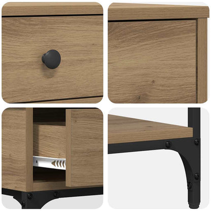 Konsolentisch Artisan-Eiche 75 x 34,5 x 75 cm Holzwerkstoff