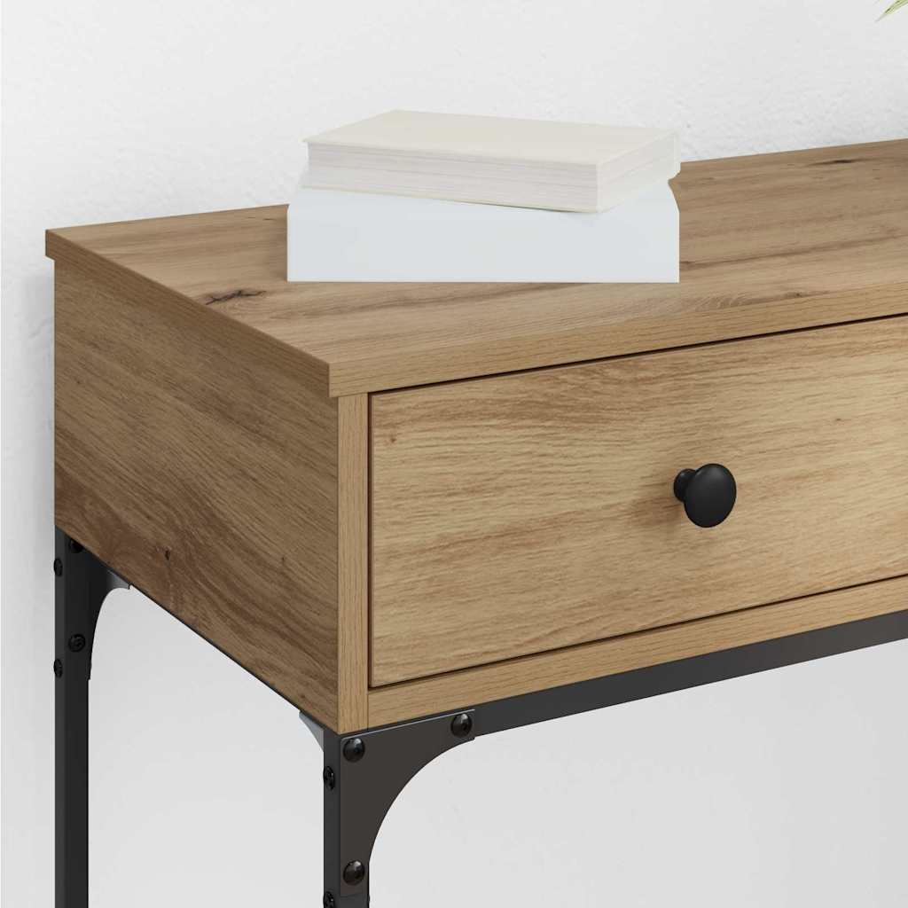 Konsolentisch Artisan-Eiche 75 x 34,5 x 75 cm Holzwerkstoff