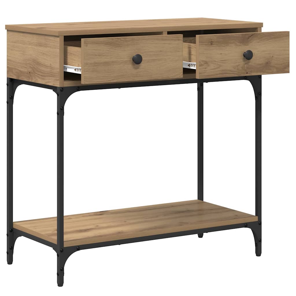 Konsolentisch Artisan-Eiche 75 x 34,5 x 75 cm Holzwerkstoff