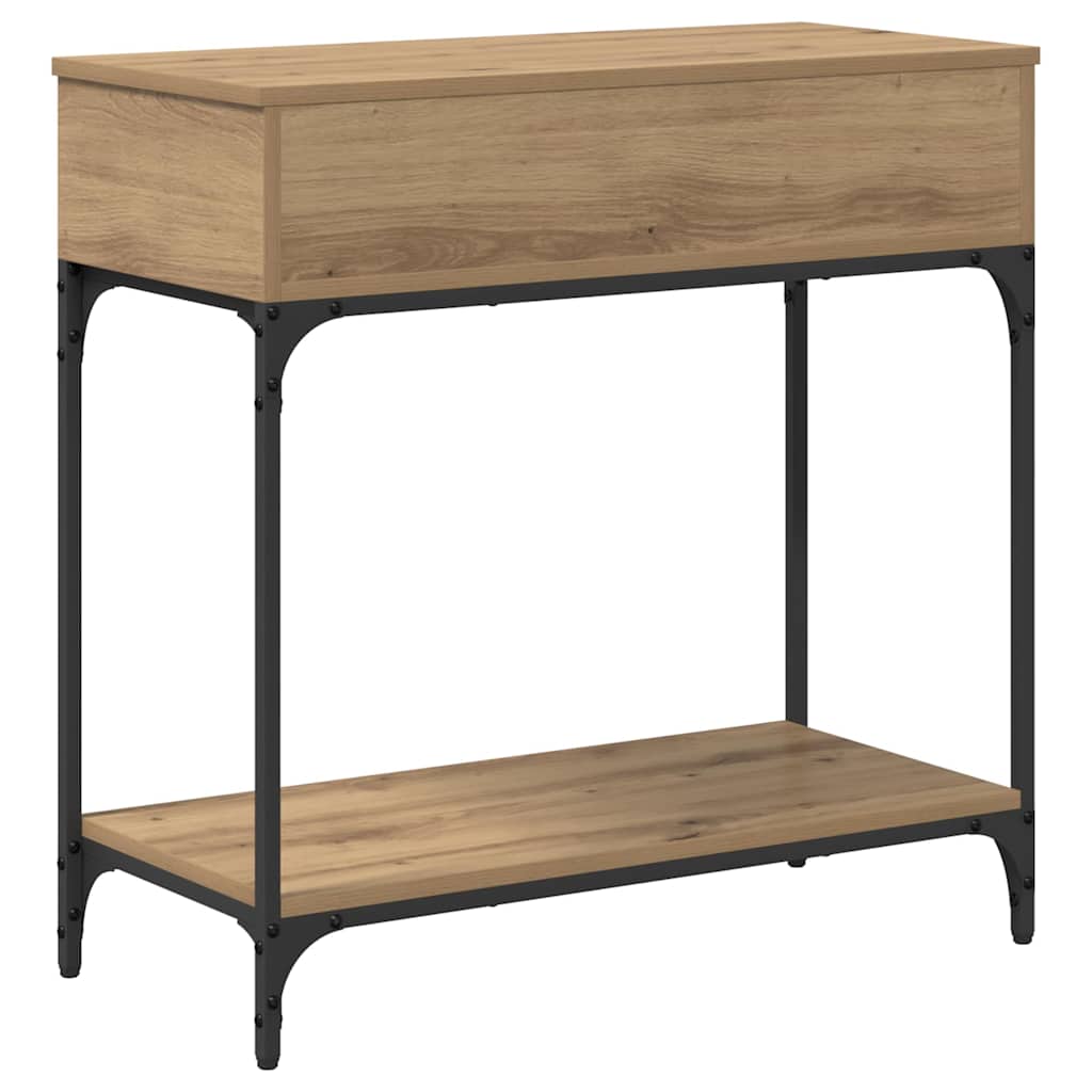 Konsolentisch Artisan-Eiche 75 x 34,5 x 75 cm Holzwerkstoff