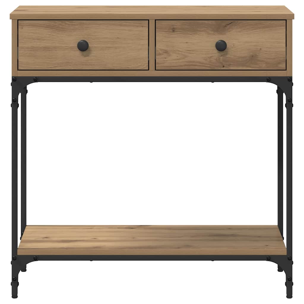 Konsolentisch Artisan-Eiche 75 x 34,5 x 75 cm Holzwerkstoff