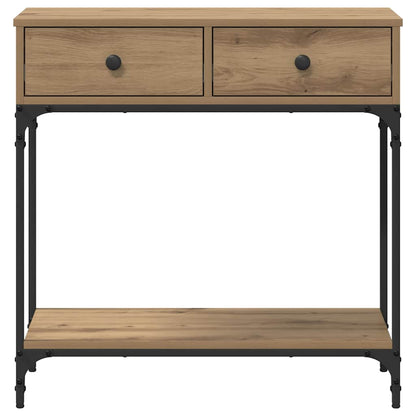 Konsolentisch Artisan-Eiche 75 x 34,5 x 75 cm Holzwerkstoff