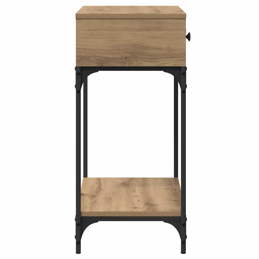 Konsolentisch Artisan-Eiche 75 x 34,5 x 75 cm Holzwerkstoff