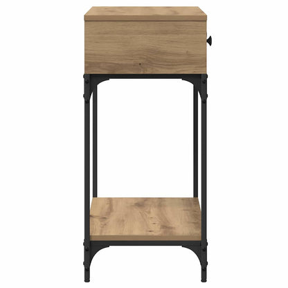 Konsolentisch Artisan-Eiche 75 x 34,5 x 75 cm Holzwerkstoff