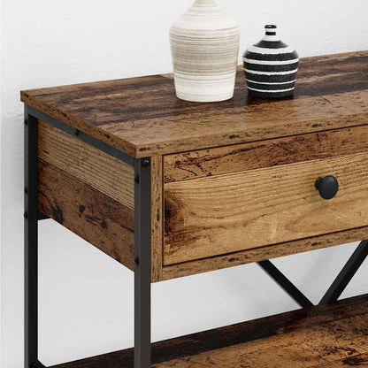 Konsolentisch mit Schubladen Braun 75 x 34,5 x 75 cm Holz