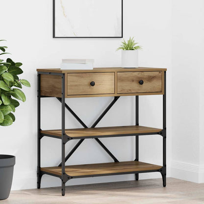 Konsolentisch Braun 75 x 34,5 x 75 cm Holz