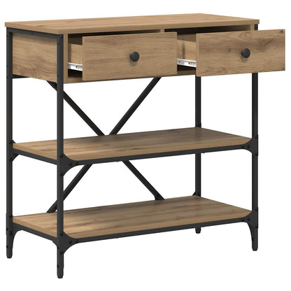 Konsolentisch Braun 75 x 34,5 x 75 cm Holz