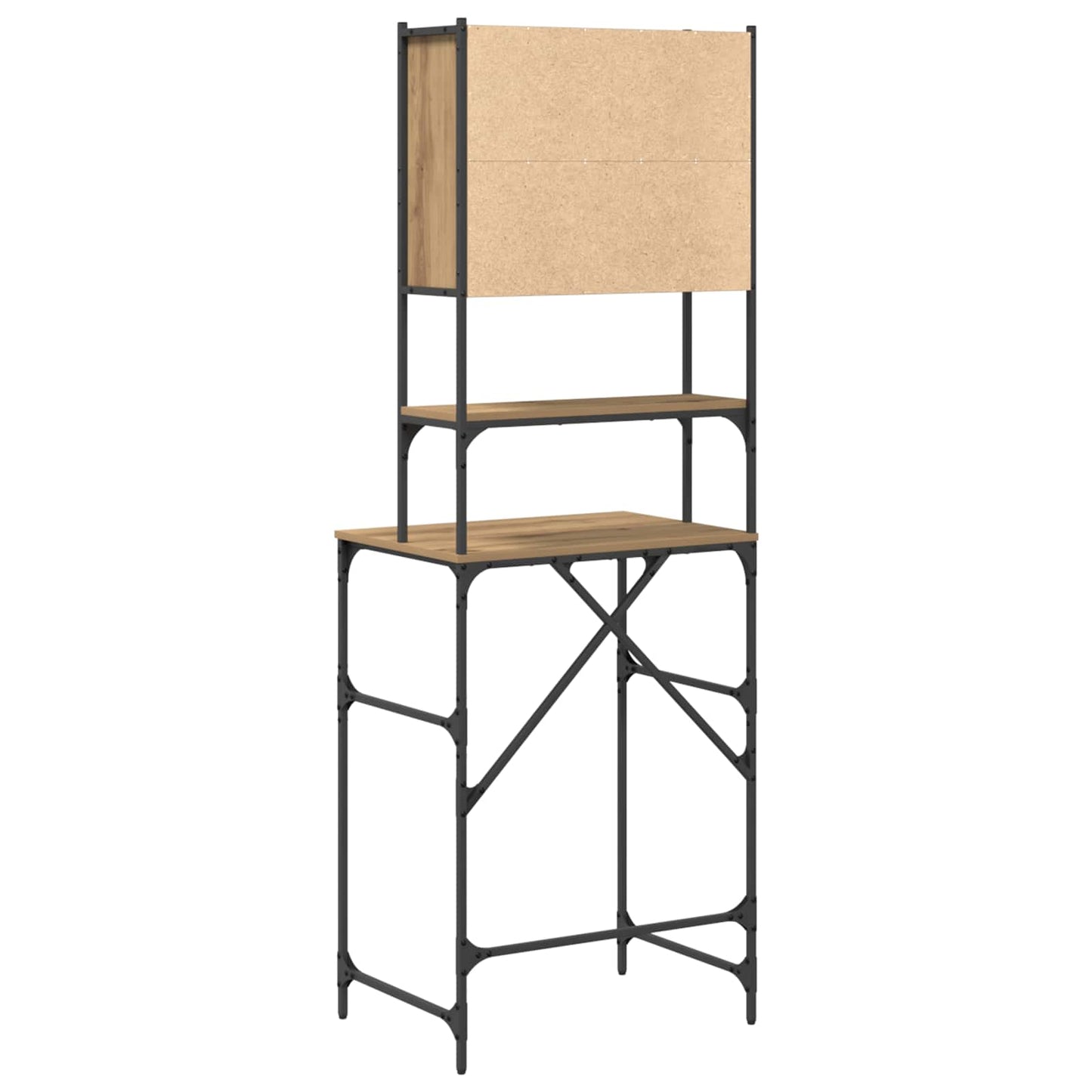 Waschmaschinen-Schrank Artisan-Eiche 68 x 48,5 x 194 cm