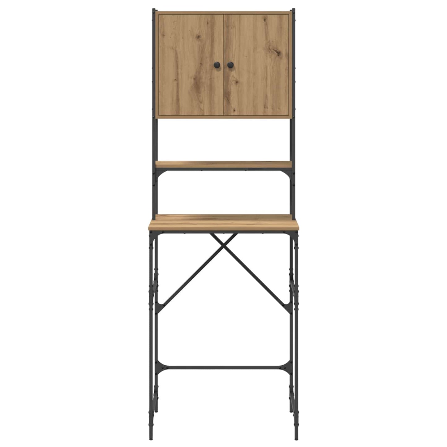 Waschmaschinen-Schrank Artisan-Eiche 68 x 48,5 x 194 cm