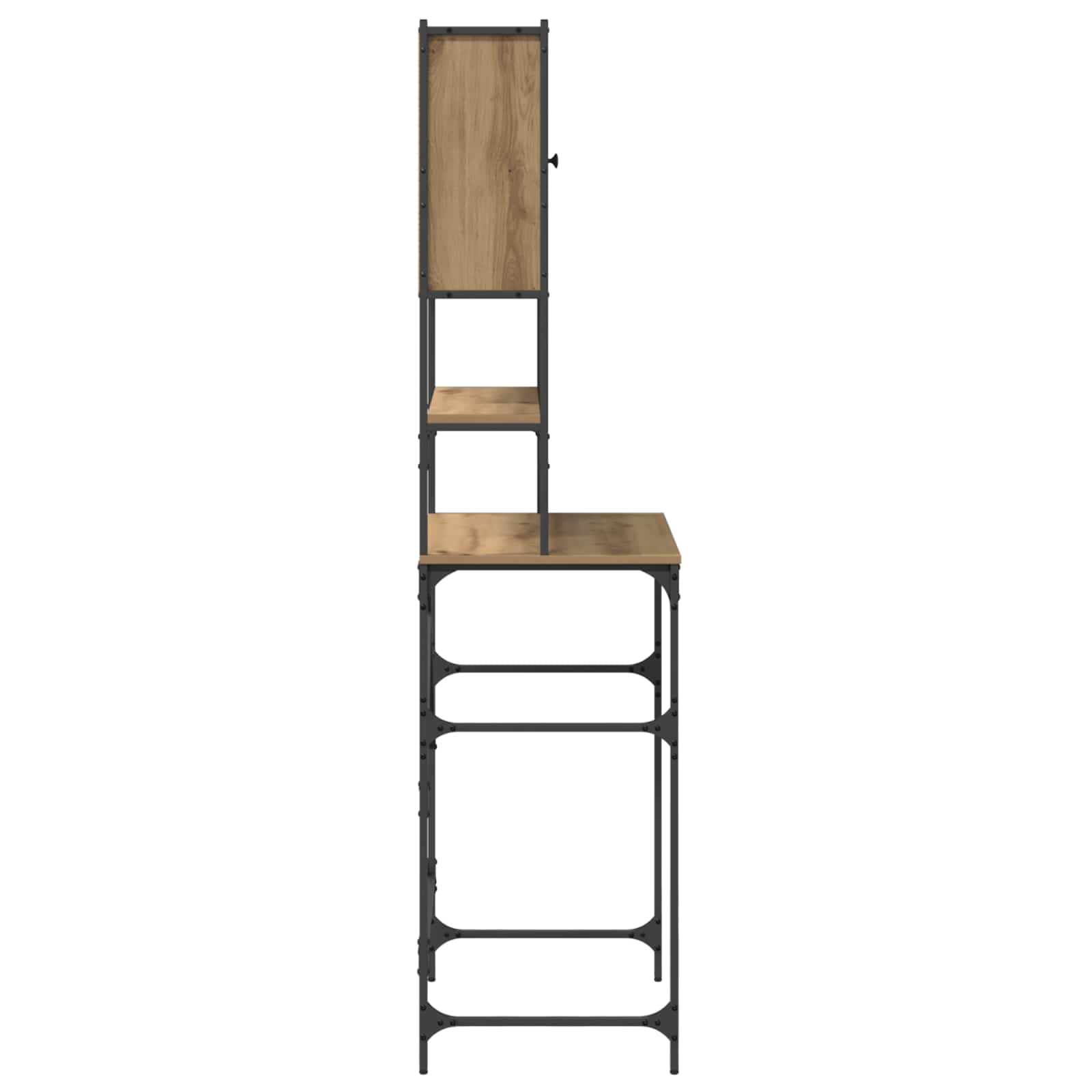 Waschmaschinen-Schrank Artisan-Eiche 68 x 48,5 x 194 cm