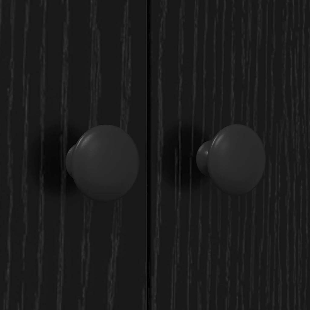 Waschmaschinenschrank Schwarze Eiche 68 x 48,5 x 194 cm