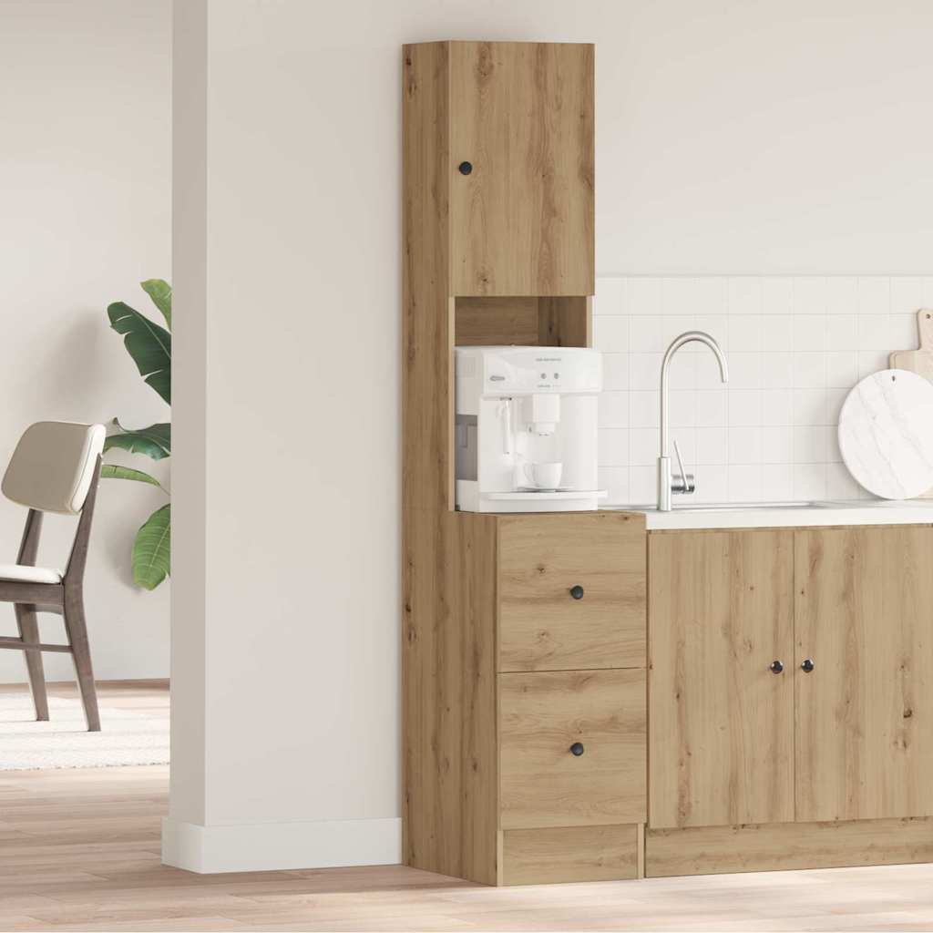 Küchenbuffet Artisan-Eiche 32 x 50 x 180 cm