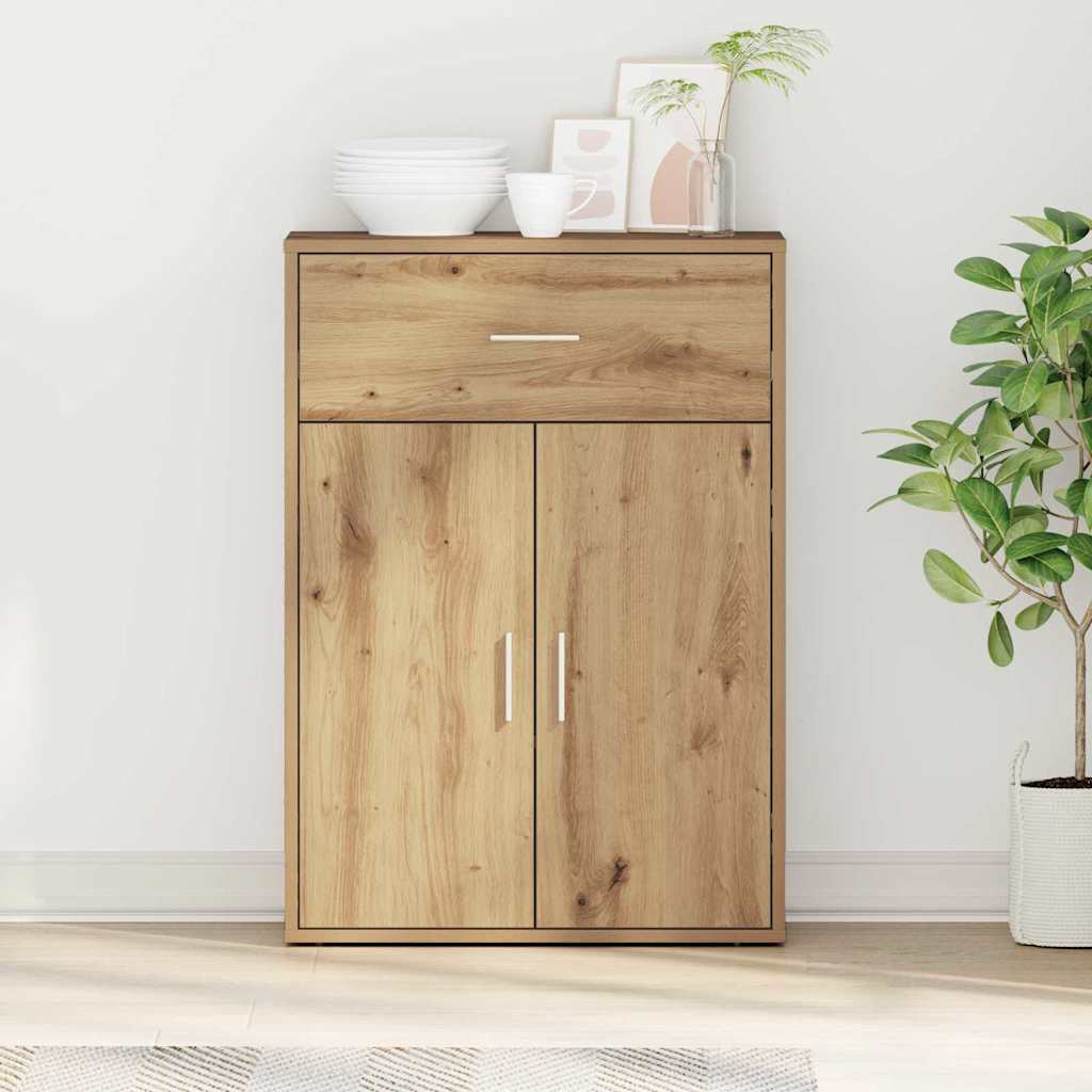 Sideboard Artisan-Eiche 60 x 30 x 84 cm Holzwerkstoff