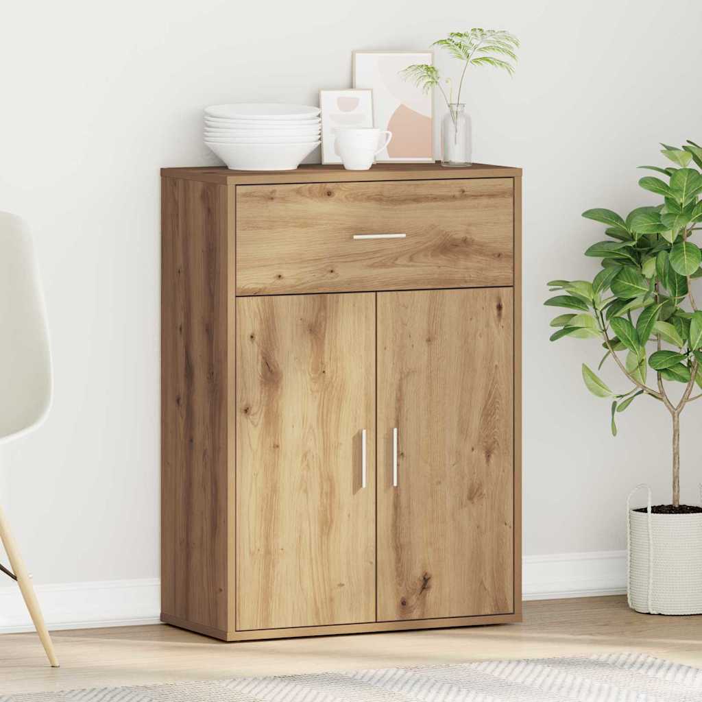 Sideboard Artisan-Eiche 60 x 30 x 84 cm Holzwerkstoff