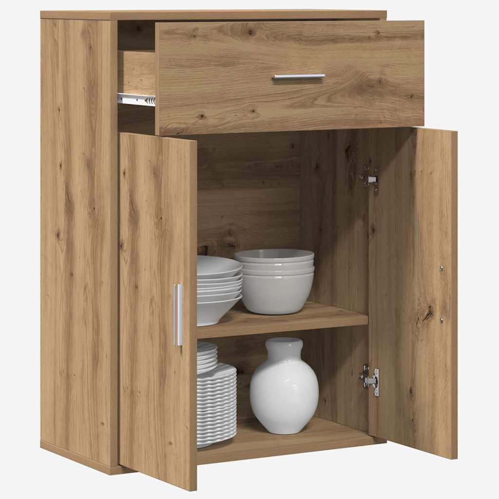 Sideboard Artisan-Eiche 60 x 30 x 84 cm Holzwerkstoff