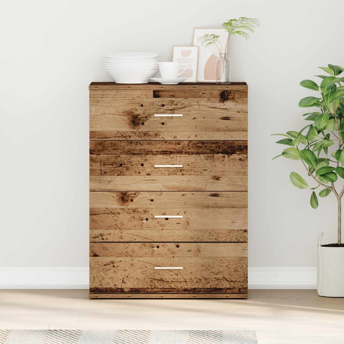 Sideboard Altholz 60 x 39 x 80 cm Holzwerkstoff