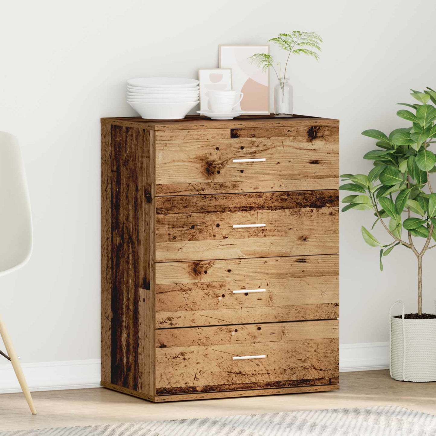 Sideboard Altholz 60 x 39 x 80 cm Holzwerkstoff