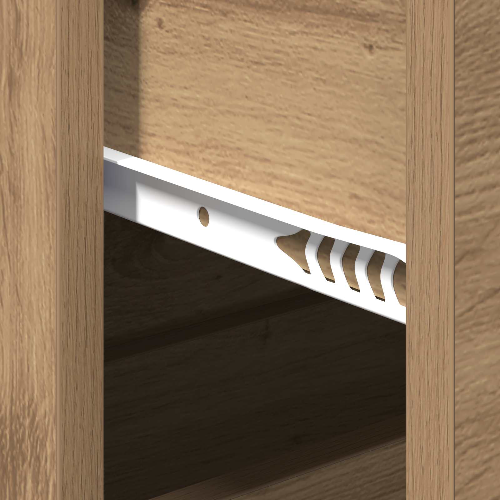 Sideboard Artisan-Eiche 60 x 39 x 80 cm Holzwerkstoff