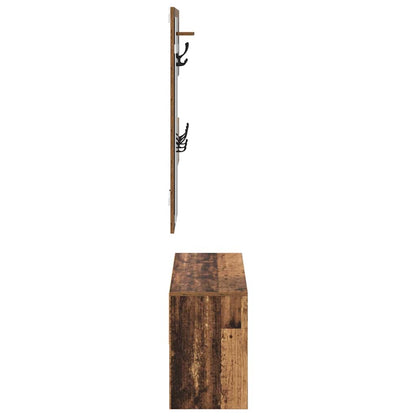 Flurmöbel-Set 4 Stk. Altholz 90 x 31 x 46,5 cm Holzwerkstoff
