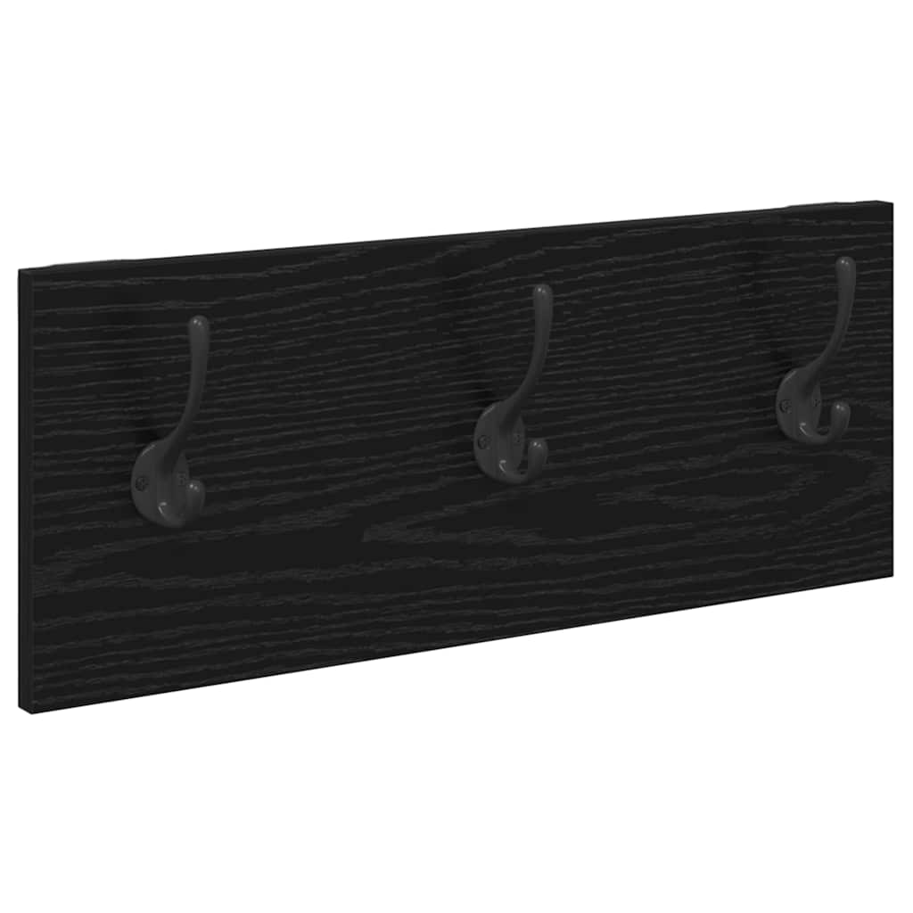 Flurmöbel-Set 4 stk. Schwarz Eichen-Optik 90 x 31 x 46,5 cm