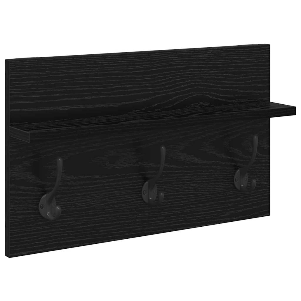 Flurmöbel-Set 4 stk. Schwarz Eichen-Optik 90 x 31 x 46,5 cm