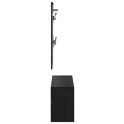 Flurmöbel-Set 4 stk. Schwarz Eichen-Optik 90 x 31 x 46,5 cm