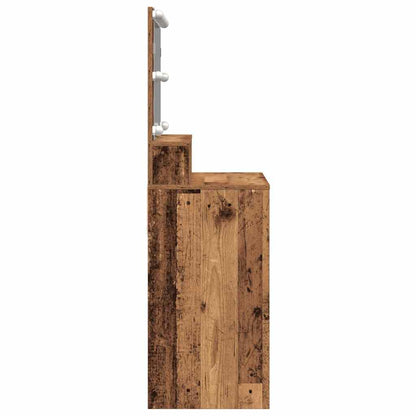Schminktisch Altholz 80 x 41 x 134,5 cm Holzwerkstoff