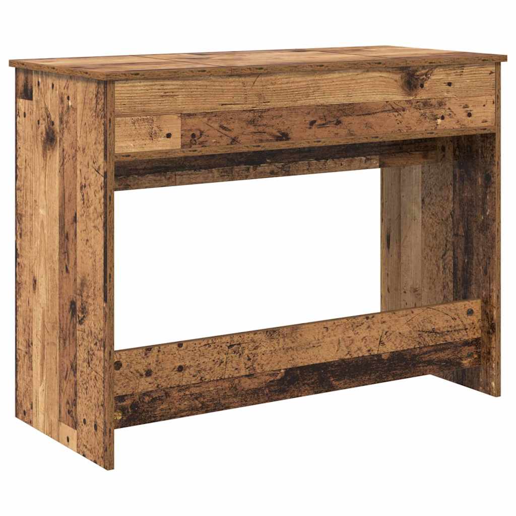 Kosmetiktisch mit Schubladen Altholz 100 x 45 x 76 cm