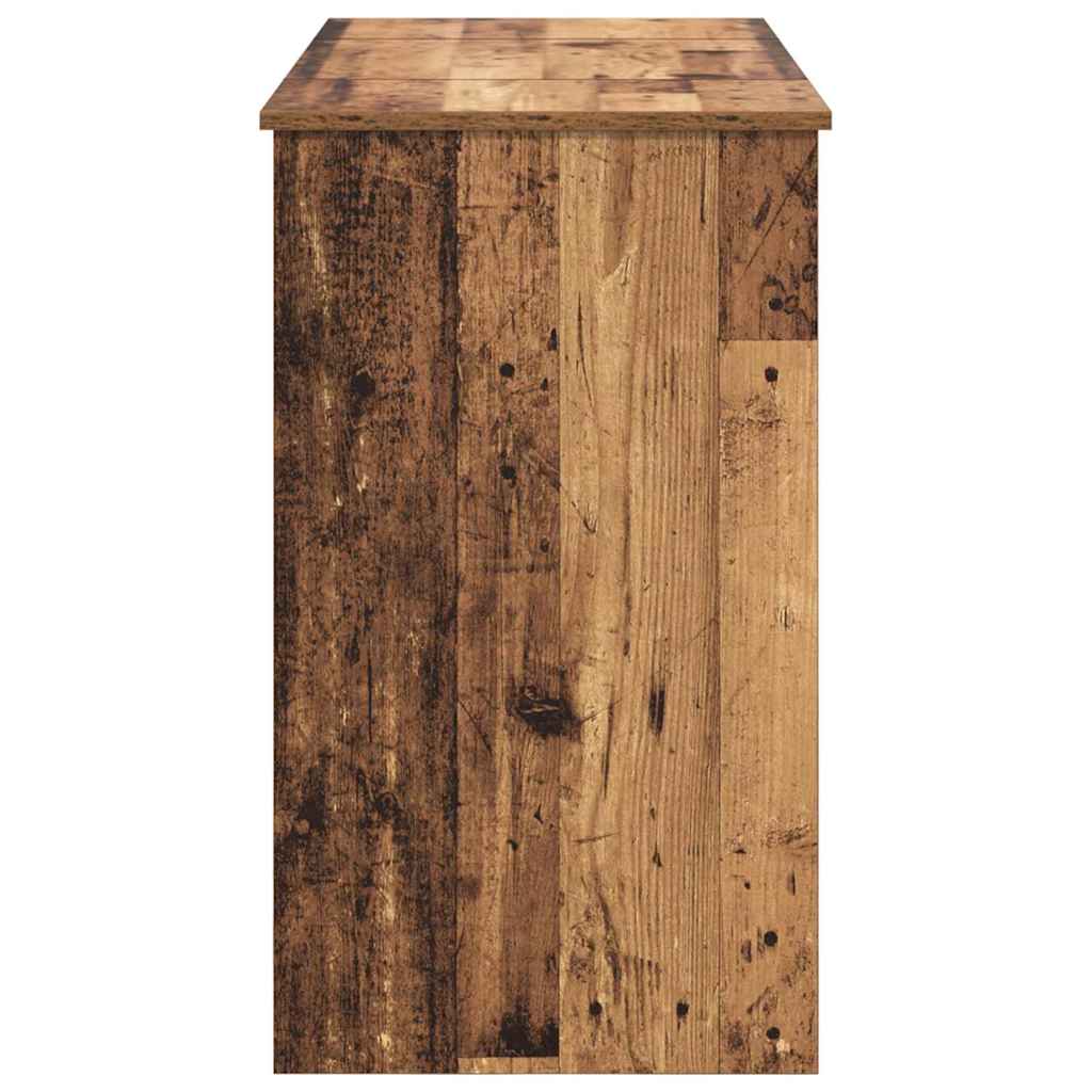 Kosmetiktisch mit Schubladen Altholz 100 x 45 x 76 cm