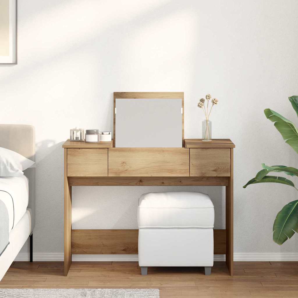 Kosmetiktisch Artisan-Eiche 100 x 45 x 76 cm