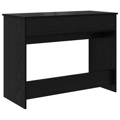 Kosmetiktisch mit Spiegel Schwarz Eichen-Optik 100 x 45 x 76 cm