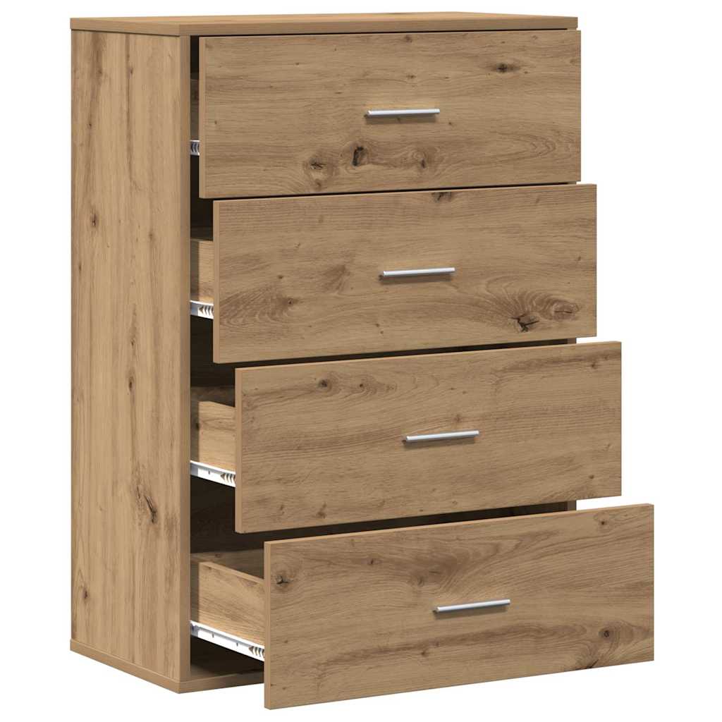 Sideboard Artisan-Eiche 60 x 31 x 84 cm Holzwerkstoff