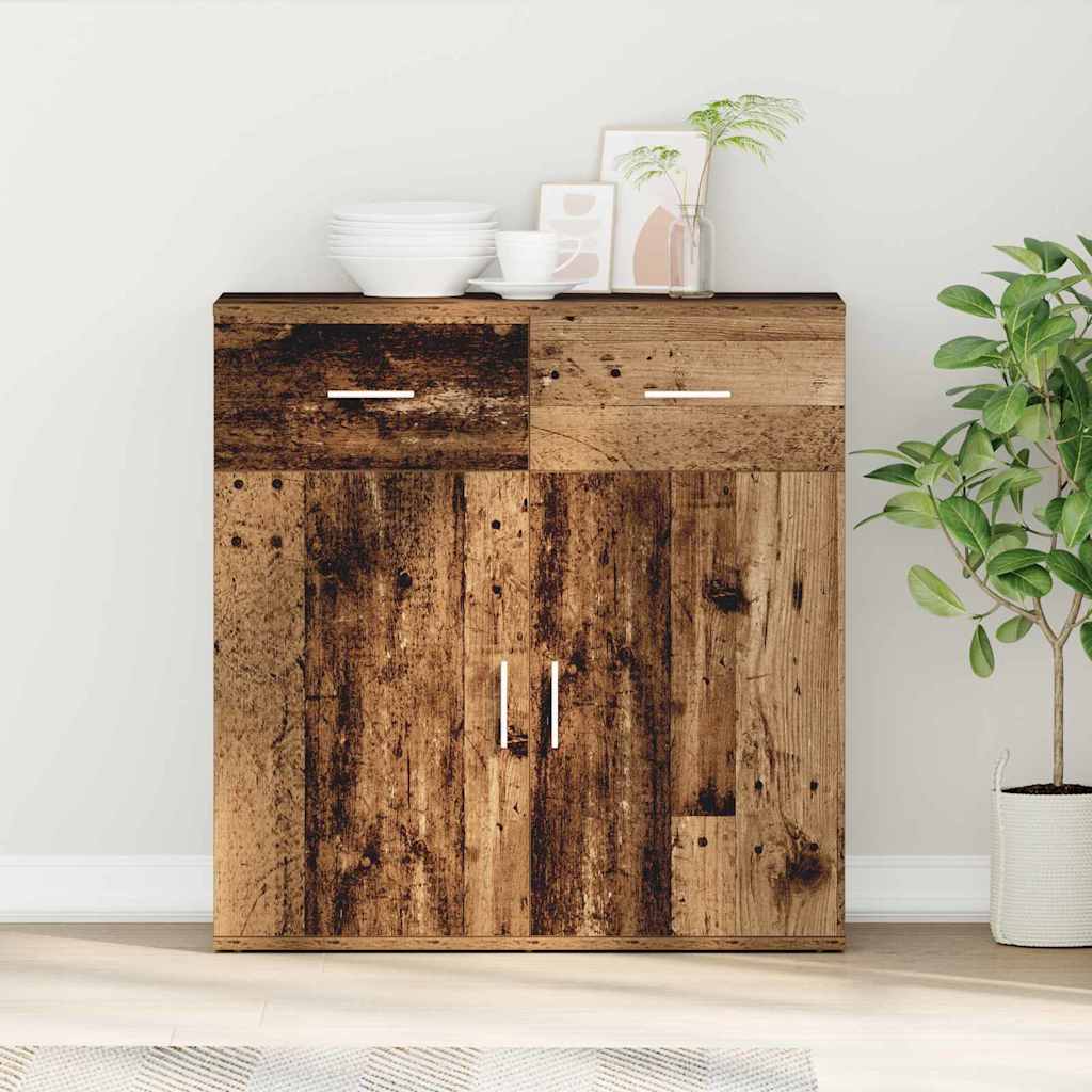Sideboard Altholz 78 x 38 x 80 cm Holzwerkstoff