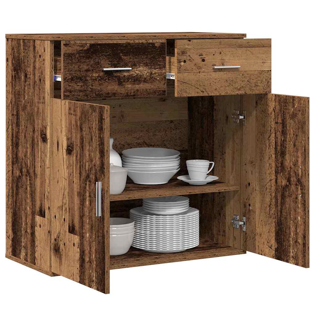 Sideboard Altholz 78 x 38 x 80 cm Holzwerkstoff