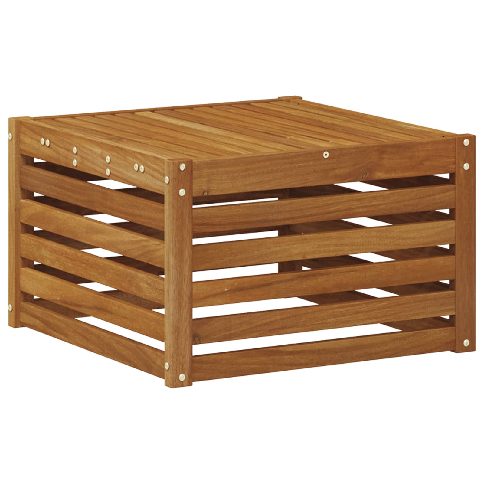 Outdoor-Sofagarnitur 9 stk. Natur und Beige Polyester