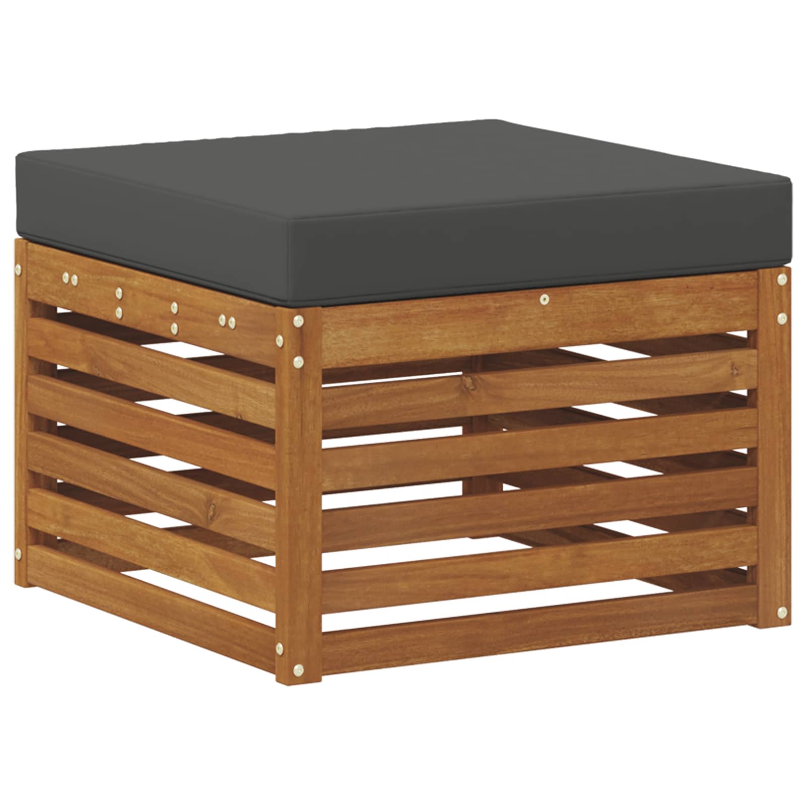 Outdoor-Sofagarnitur 8 stk. Natur und Anthrazit