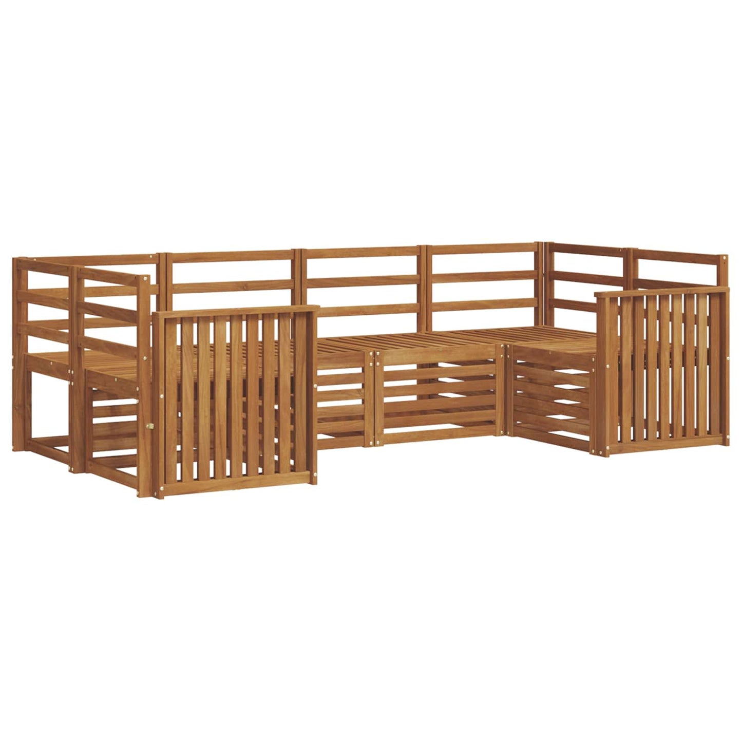 Ecksofa Set 6 pcs Natur