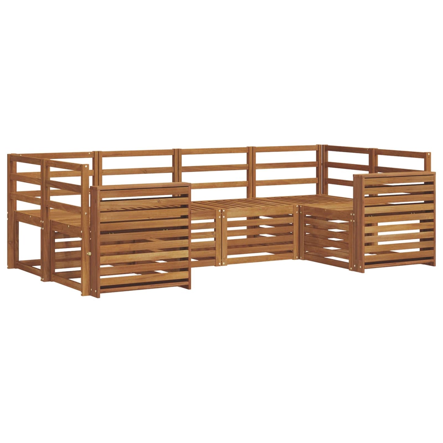 Ecksofa Set 6 pcs Natur