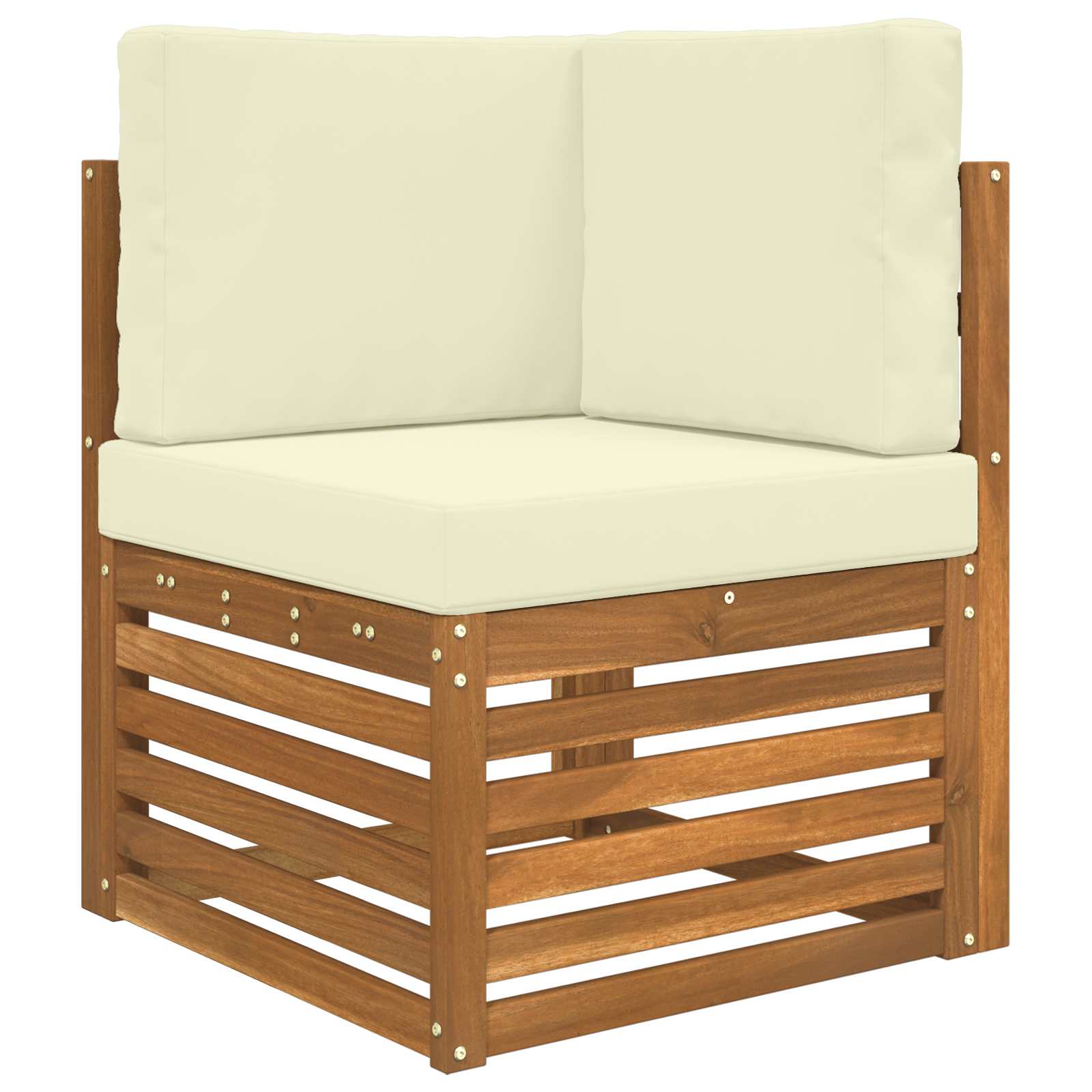 Outdoor-Sofagarnitur 6 stk. Natur und Creme