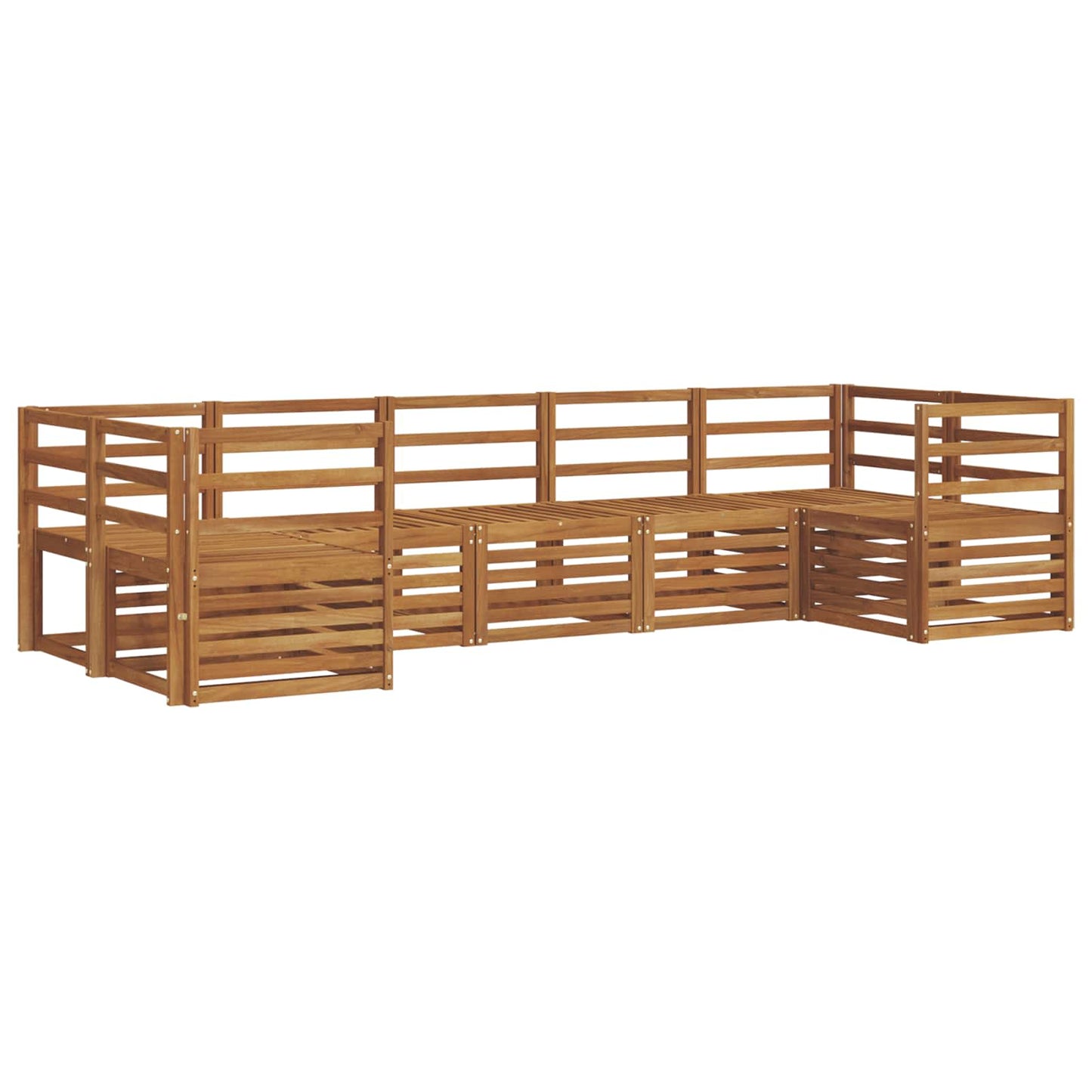Ecksofa Set 7 pcs Natur