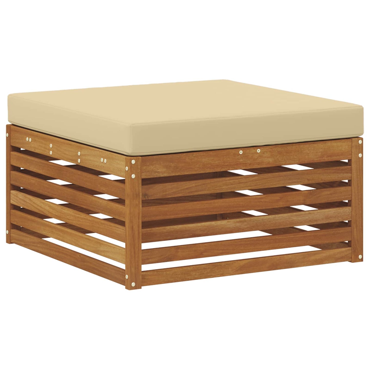 Outdoor-Sofagarnitur 5 stk. Natur und Beige