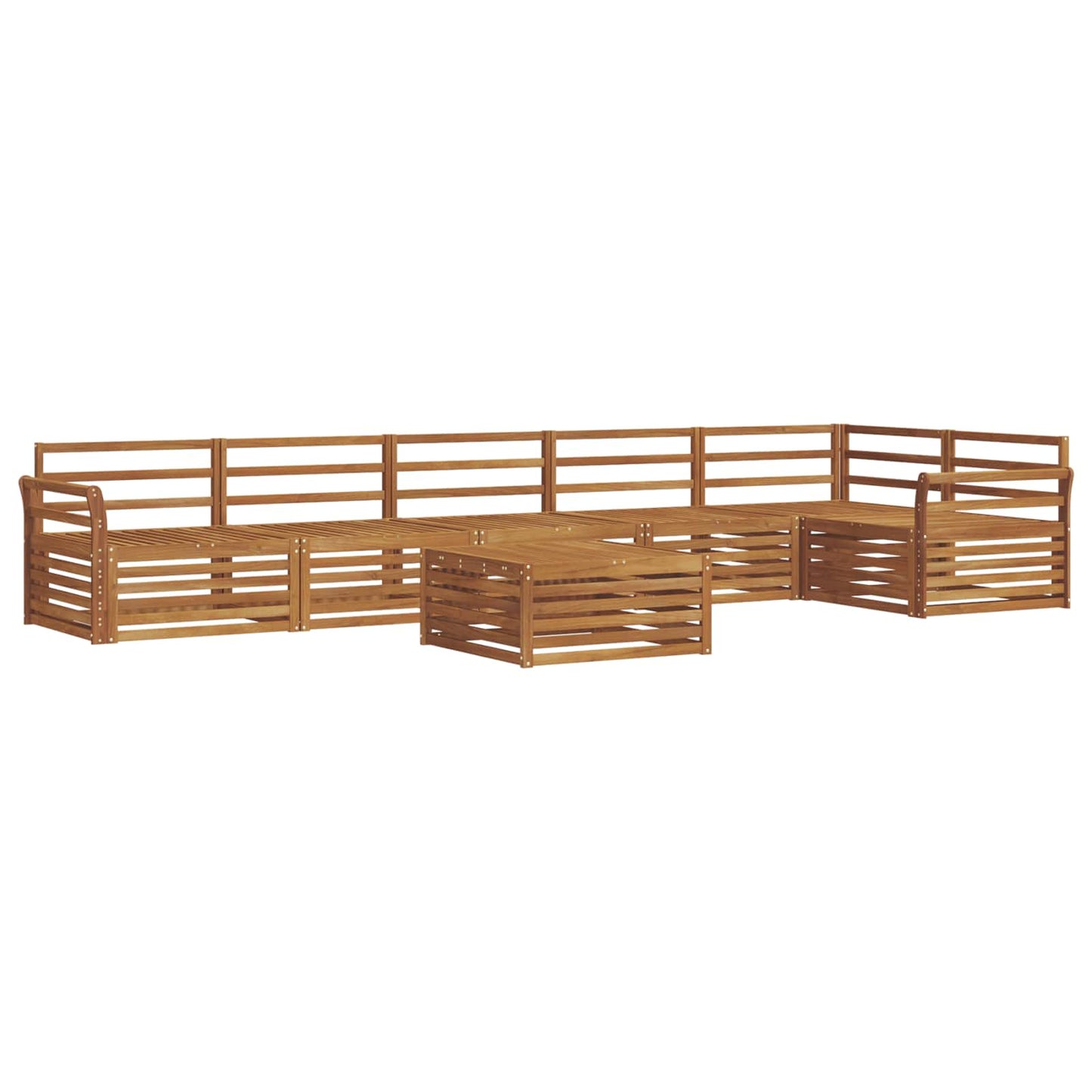 Outdoor-Sofagarnitur 7 pcs Natur
