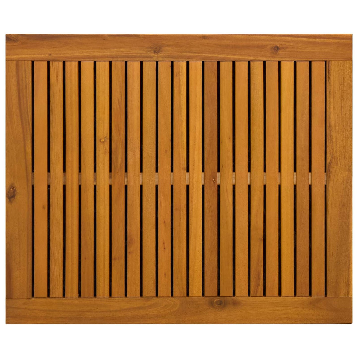 Gartenlagerbox 88 L Massivholz Akazie 60 x 50 x 56 cm Schwarz